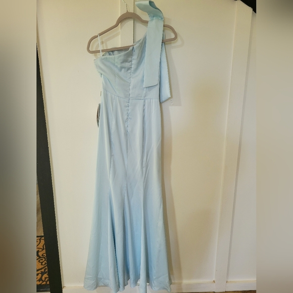 STACEES Light Blue One-Shoulder Dress - Picture 10 of 12